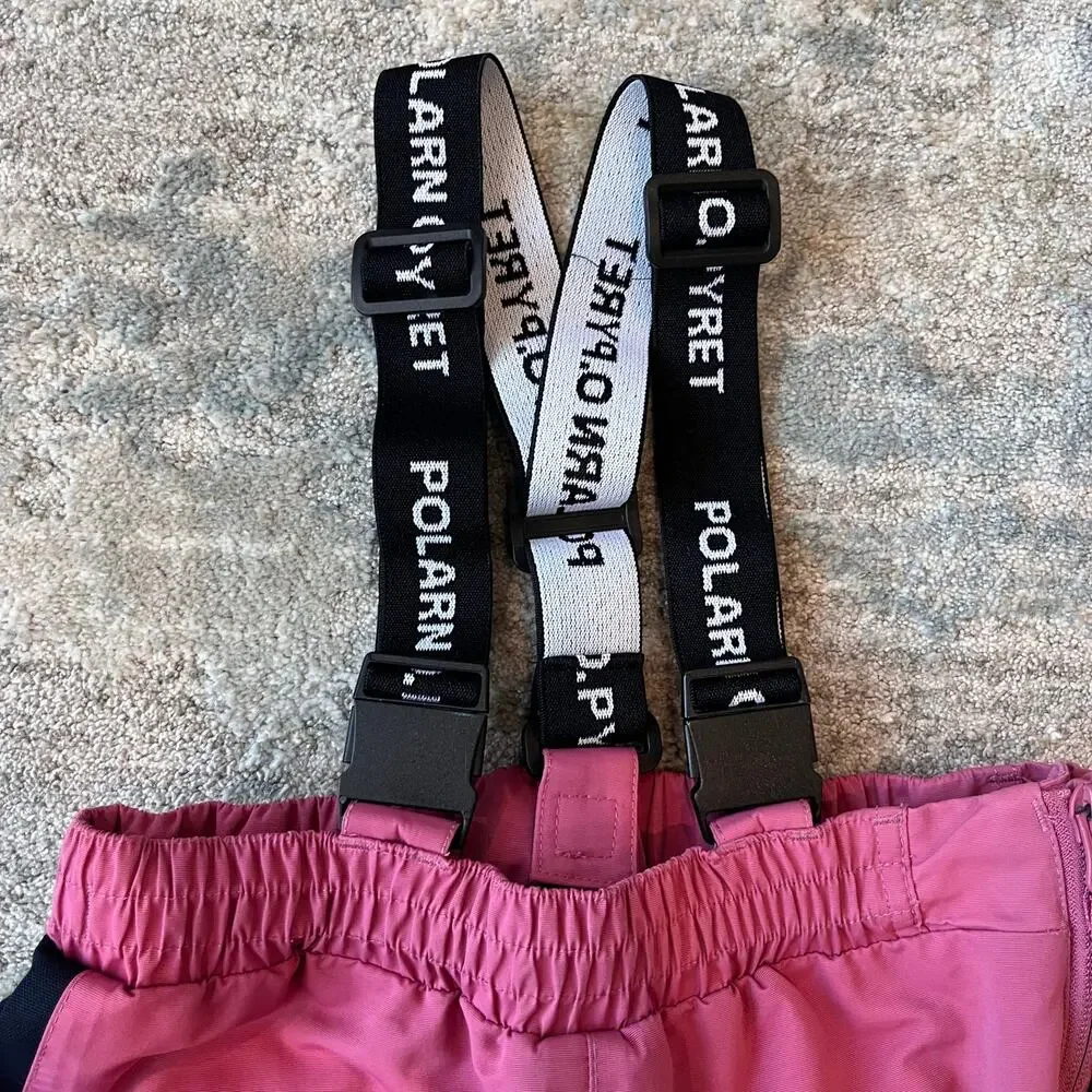 Polarn O. Pyret Kids Waterproof Performance Snowpants Pink 116 cm 5-6